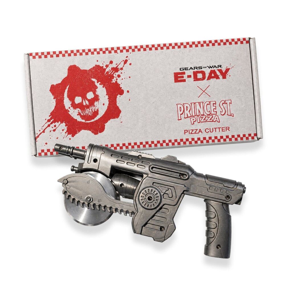 ✅Gears of War E-Day x Prince St. Pizza Pizza Cutter+Emblem promo code PRESALE📦